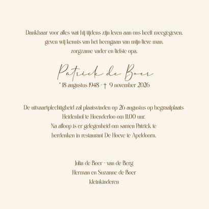 Rouwkaart wintertakken winterkoninkje 3