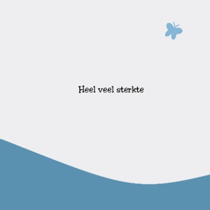 Rouwkaartje regenboog, jongetje 3