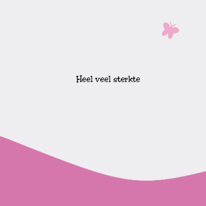 Rouwkaartje regenboog, meisje 3