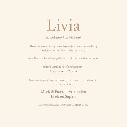 Rouwkaartje voor kinderen met maantje en takje 3