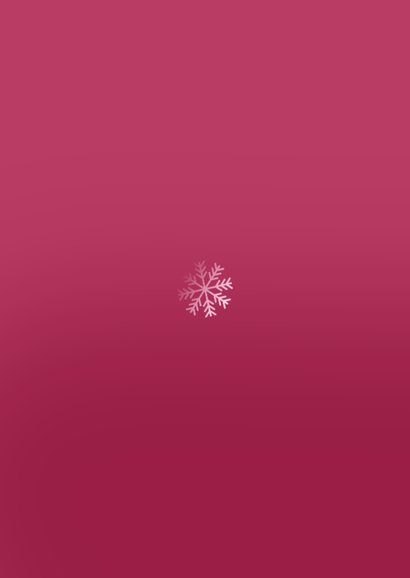 Roze Kerstkaartje Met Foto In Sneeuwbol Lovely | Kaartje2go