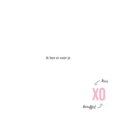 Roze schattige bloemen kaart met de tekst Echt kut 3