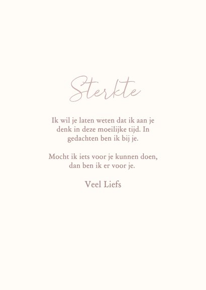 Roze sterkte kaartje met gerbera lijntekening 3