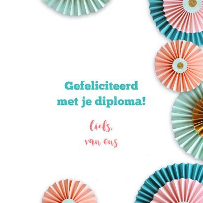 Rozetten en confetti geslaagd 3