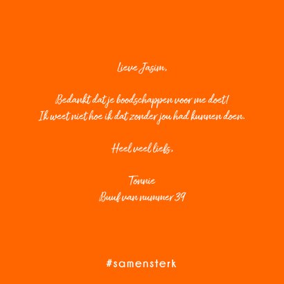 Samen Sterk Bedank kaartje voor Helden zonder cape 3