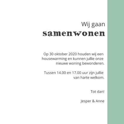 Samenwonen Jesper en Anne 3