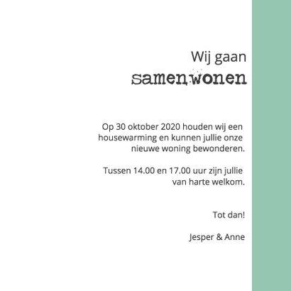 Samenwonen Jesper en Anne 3