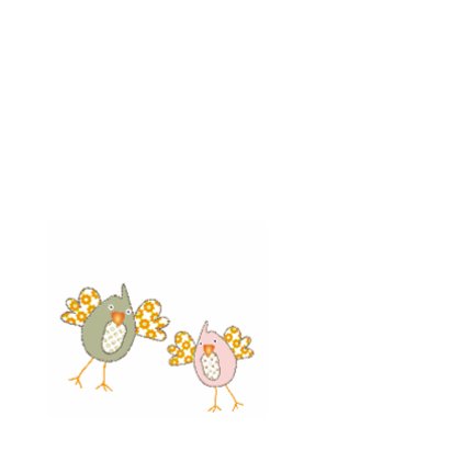 Samenwonen kaartje met vogeltjes 2