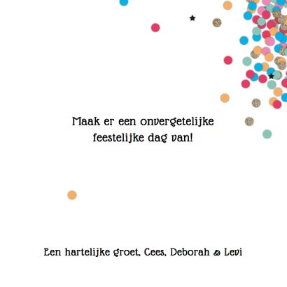 Sarah 50 jaar felicitatie kaart verjaardag 3