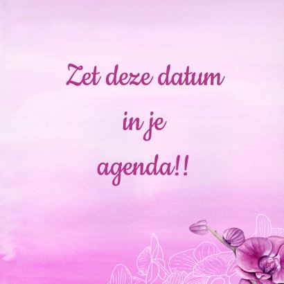 Save Te Date orchidee 3