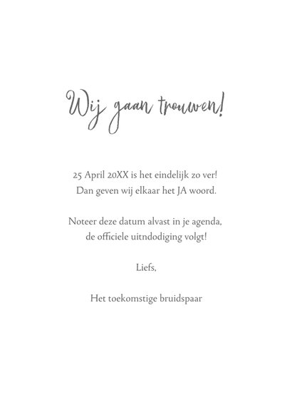 Save the Date bohemian botanisch bloemen 3