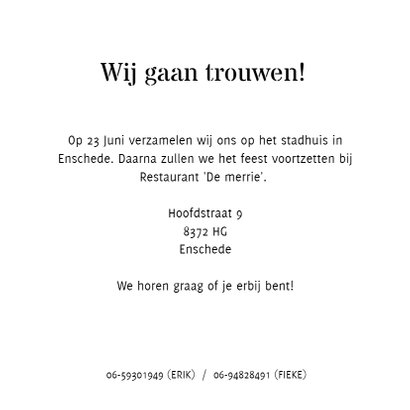 Save the date botanicalgold - SV 3