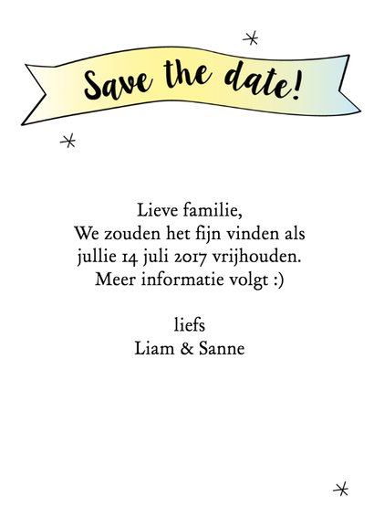 Save the date grafisch 3