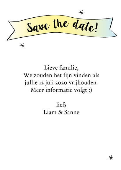 Save the date grafisch 3