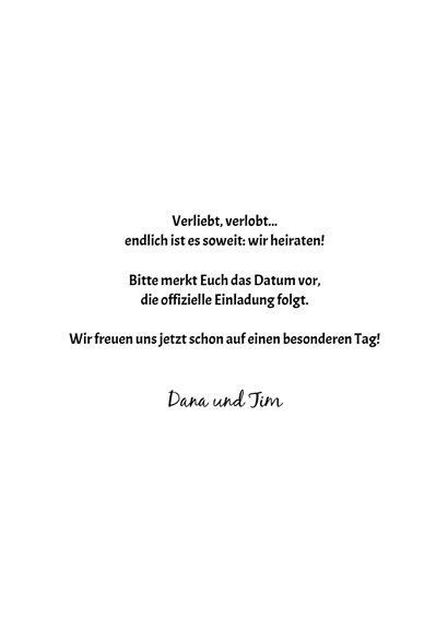 Save-the-Date-Karte Fotocollage 3