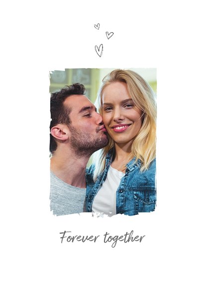 Save-the-Date-Karte zur Hochzeit Blumenornamente 2