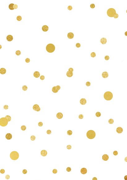Save the Date stip goud confetti 2