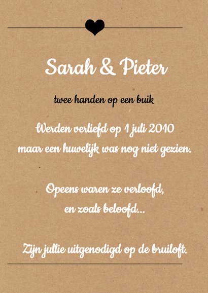 Save the Date The story of - DH 2
