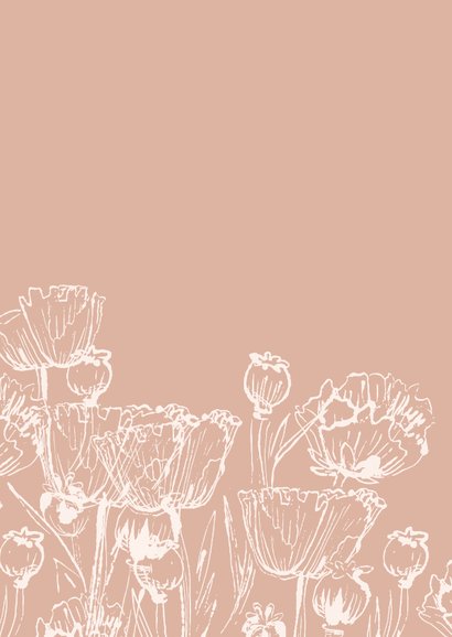 Save the date vintage klaprozen 2