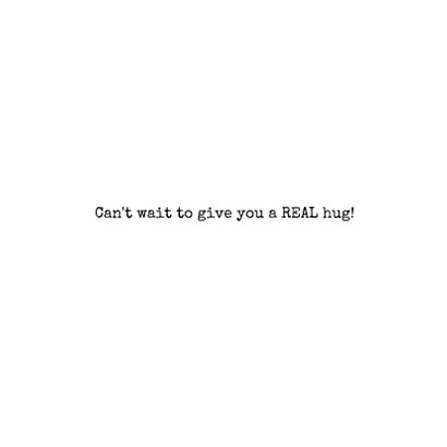Schattige kleurrijke paper hug kaart 3