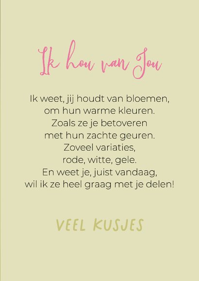 Schattige moederdagkaart van doodle met bloemenkrans 3