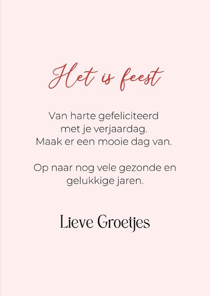 Schattige verjaardagskaart van hondje met bloemenkrans 3
