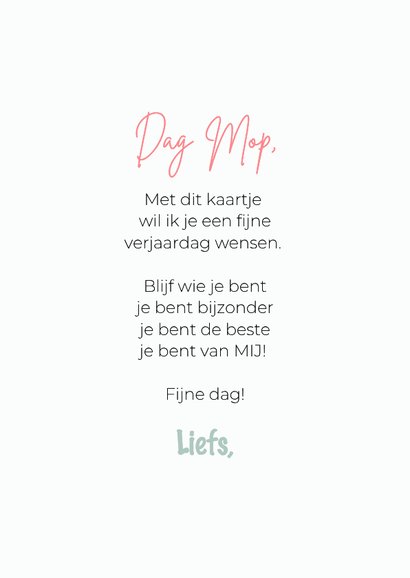 Schattige verjaardagskaart van hondje met uitstekende tong 3