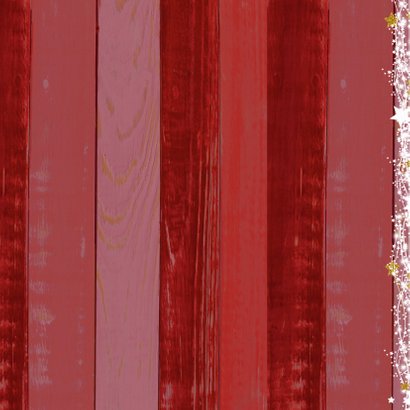 Sfeervolle foto kerstkaart rood 2
