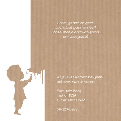 Silhouet Jongen Verf Kraft 2