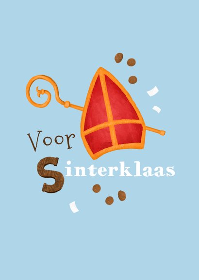 Sinterklaas fotokaart Sint pieten foto vrolijk pepernoten 2