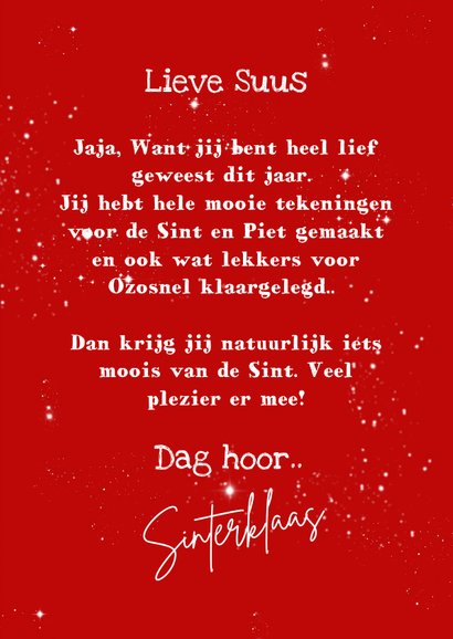 Sinterklaas in je schoentje 3