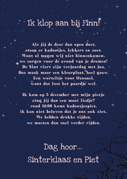 Sinterklaas klopt bij je aan 3