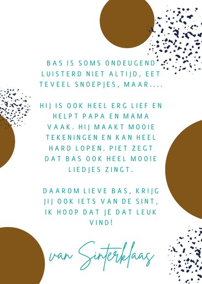 Sinterklaas Stippen naam 3