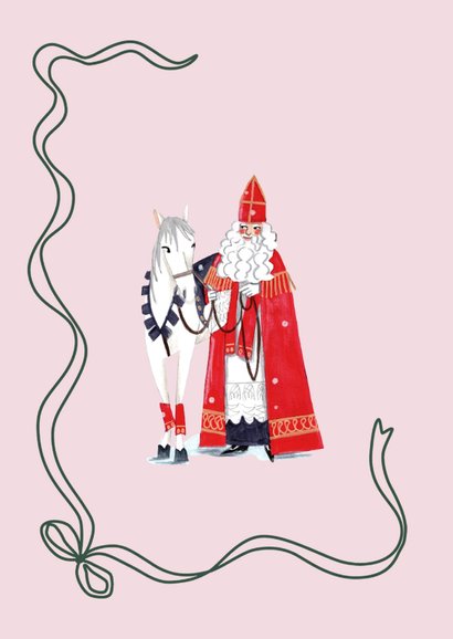 Sinterklaasfeest strepen en strik Piet 2