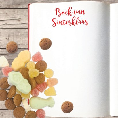 Sinterklaaskaart: boek van Sinterklaas 2