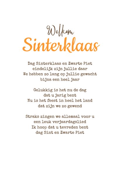 Sinterklaaskaart foto Sint mijter cadeau's pepernoten 3