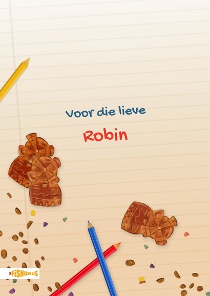 Sinterklaaskaart met het grote boek 2