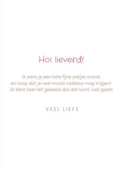Sinterklaaskaart met toepasselijke illustraties 3