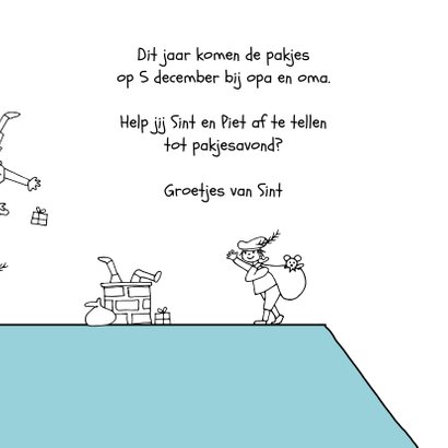 Sinterklaaskaart nog zoveel nachtjes slapen tot pakjesavond 3