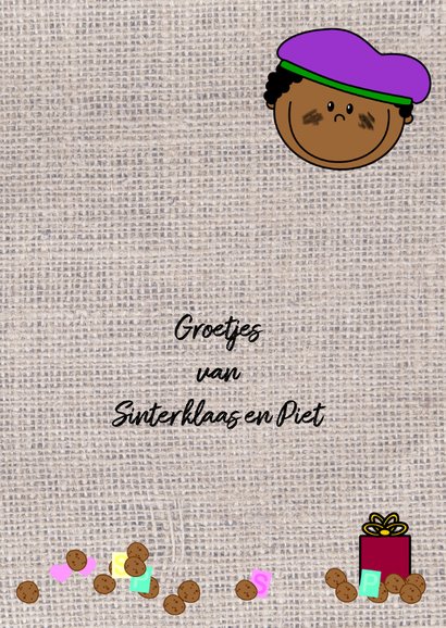 Sinterklaaskaart Pietje knutselen DIY 3