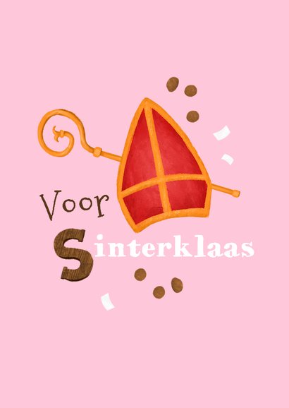 Sinterklaaskaart welkom sint pieten foto vrolijk pepernoten 2