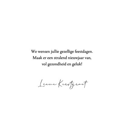 Sjieke kerstkaart kerstboom takken 3