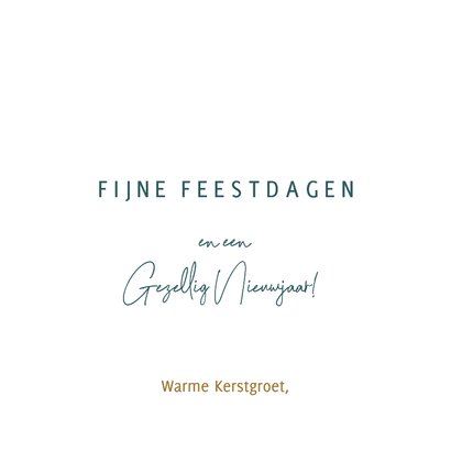Sjieke kerstkaart sprankelende gouden sterretjes 3