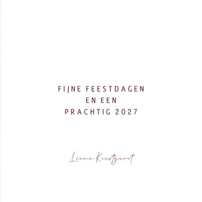 Sjieke nieuwjaarskaart sprankelende kersttakken 3