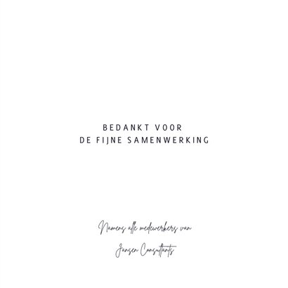 Sjieke vintage zakelijke kerstkaart met jaartal in ster 3