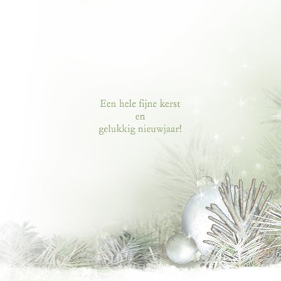 Slakje op kerstbal 3