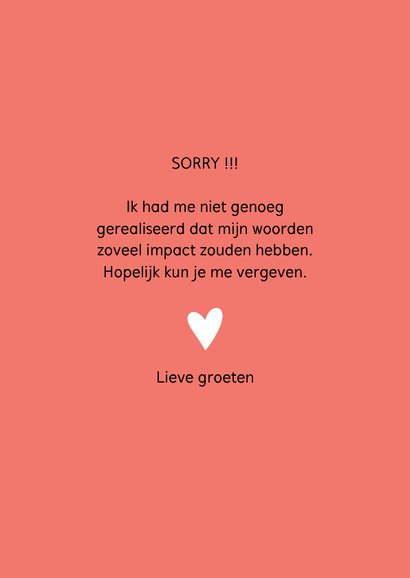 Sorry gedicht 'woorden doen ertoe' 3