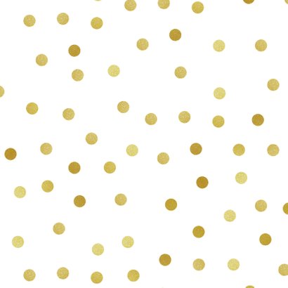 Sorry met bloemen en gouden stippen 2