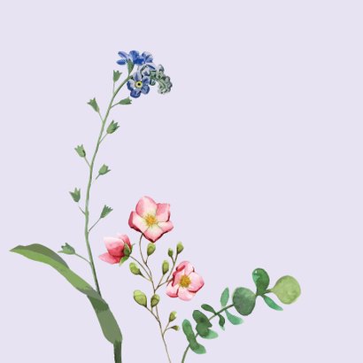 Speciaal voor jou - bloemen - zomaarkaart 2