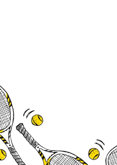 Sportkaart tennis  2